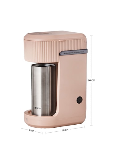 Karaca Mono Personal Filtre Kahve Makinesi + İnox Kişisel Termos