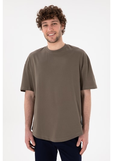 U.S. Polo Assn. Erkek Long Fit Bisiklet Yaka Vizon Basic Tişört 50305988-VR052 U.S. Polo Assn. Erkek Long Fit Bisiklet Yaka Vizon Basic Tişört 50305988-VR052