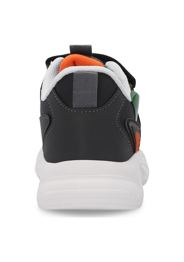 Slazenger NABIL Çocuk Cırt Cırtlı Koyu Gri Günlük Spor Ayakkabısı
