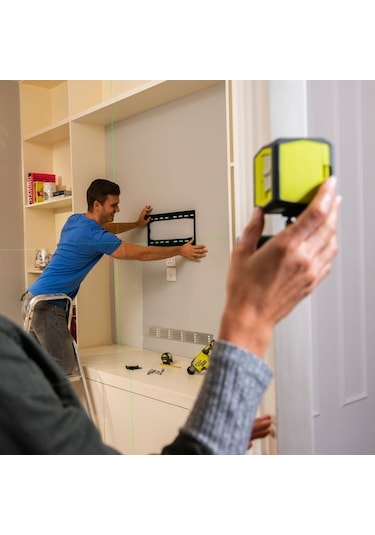 Ryobi RBCLLG1 Yeşil Çarpraz Çizgi Lazeri 15M - 5133004864