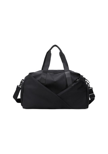 Dofolink Siyah Üniversal Kuru-ıslak Ayrılmış Seyahat Çantası - Spor, Yoga, Fitness İçin Ayırtılmış Ayakkabı Bölümü Ve Dayanıklı Kumaş Çok Renkli