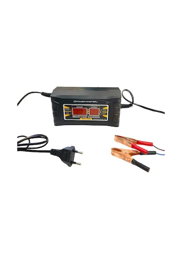 Powermaster Son-1206d 12volt 6amper Dijital Akıllı Akü Şarj Cihazı