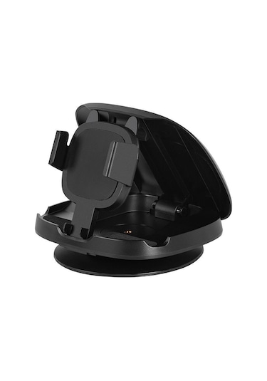 Otomobil Telefon Tutucu 360 Derece Dönebilen Telefon Tutucu Mat Siyah