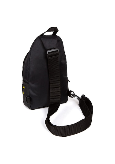 Newish Polo Erkek Kumaş Usb Kulaklık Çıkışlı Bodybag Göğüs Ve Omuz Çantası New172 - Siyah - Sarı