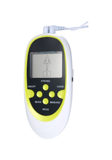 Mufunye Çift Kanal Fizyoterapi Aleti 8 Mod 15 Şiddet Seviyesi Elektrot Padlı Boyun Omuz Kas Masaj Cihazı Usb Pilli Avrupa Standartı Çok Renkli