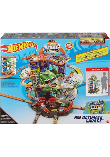 Gjl14 Hot Wheels Robotik T-Rex Ultimate  Garaj