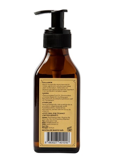 Oilwise Revitalize Banyo Yağı 100 ML
