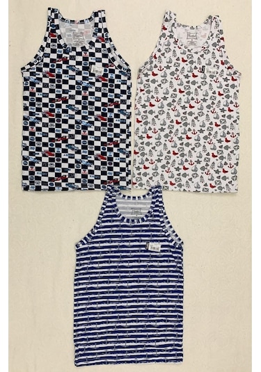 Tutku 0256 Erkek Çocuk Elastan Empirme Atlet 6 Adet