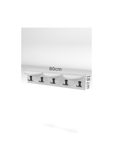 Askılık Duvar Elbise Askılığı Portmanto Efes 80 Cm Diğer