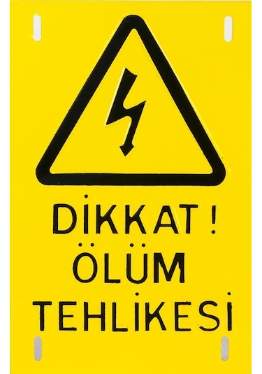 TEHLİKE LEVHASI (150 ADET) KABARTMALI