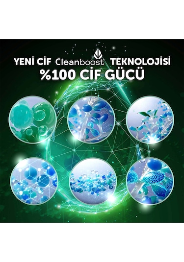 Cif Jel Tüm Yüzeyler için Çamaşır Suyu Katkılı Çiçek Ferahlığı 4 x 750 ML
