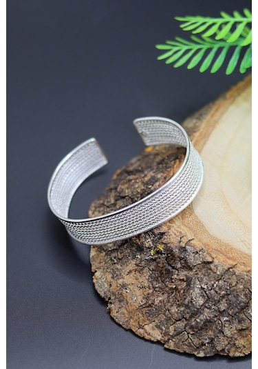 Midyat Nurtaş Gümüş Yöresel Model Telkari 925 Ayar Gümüş Bilezik 201023061