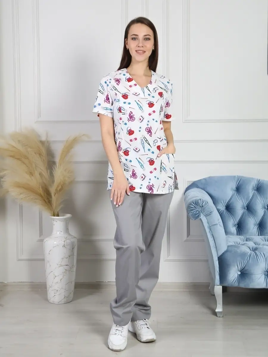 Medicina Plus Kadın Cerrahi Gömleği 49552564 Beyaz