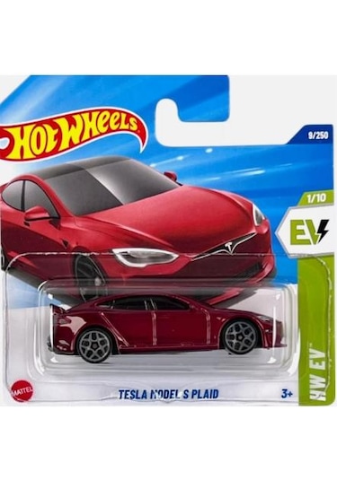 Hot Wheels Tekli Arabalar Tesla Model S Plaid Hyw86 Renkli