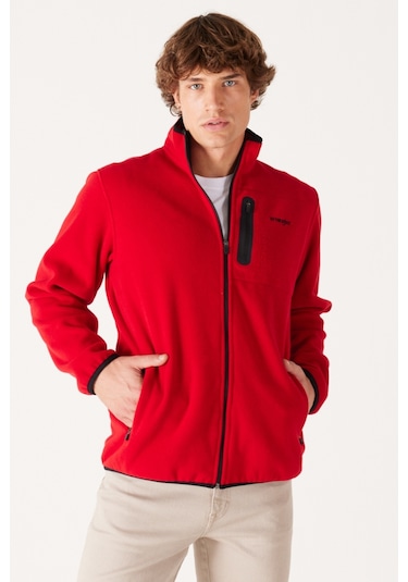 Wrangler Regular Fit Normal Kesim Polar W212981600 Kırmızı