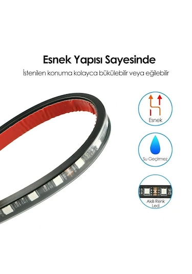 Ayak Altı Led 12 Ledli Lamba Sese Duyarlı Led Müziğe Duyarlı