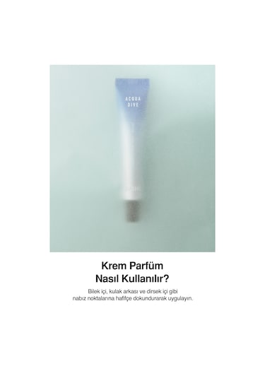 Hafif Odunsu Ve Tatlı Notalara Sahip, Krem Formda Unisex Parfüm Dashu Acqua Dive Solid Perfume Aromatik - Odunsu