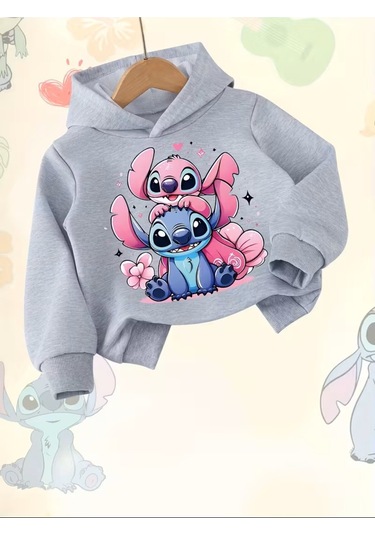 Çift Taraflı Baskılı Üst, Şık Ve Rahat Kesim Gri