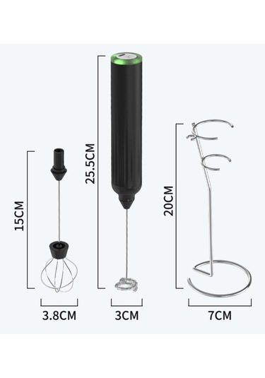 Yystore Pratik Mutfak Elektrikli Usb Taşınabilir Köpürtücü Beyaz