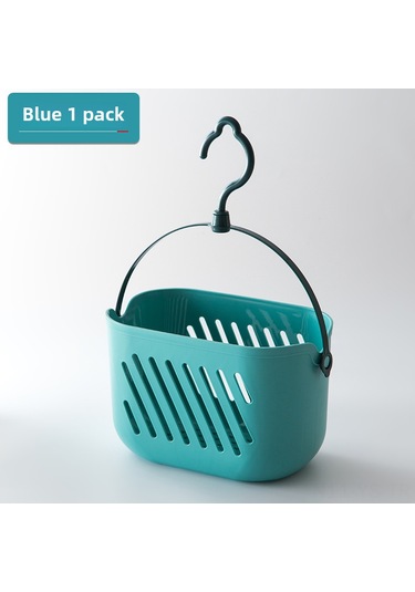Yunboo Mutfak/banyo Duvarlı Plastik Depolama Sepeti - Çeşitli Eşyaları Saklamak İçin Pratik Ve Dayanıklı Mavi Mavi