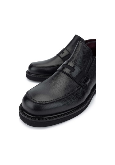 Tamer Tanca Erkek Hakiki Deri Siyah Klasik Bot 342 8927 Erk Bot Sk24-25 Syh Gyk/syh Bfl Siyah