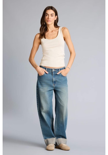 Defacto Slim Fit Basic Yuvarlak Yaka Atlet I1059az26smbg757 Bej-bg757