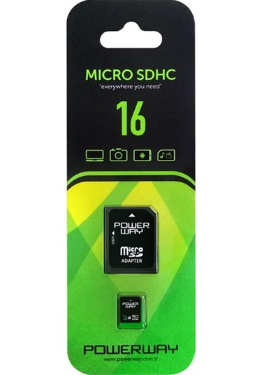 Powerway Pwr-16 16Gb Micro Sd Hafıza Kartı (Class 10)
