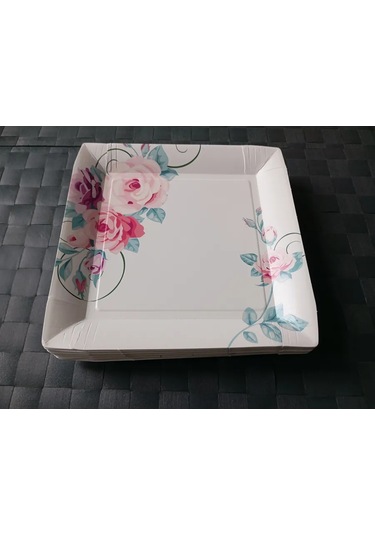 Tverskie Tarelki Tek Kullanımlık Kağıt Tabaklar 331757220 100 adet