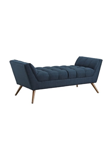 Anka Puf Bench Bank Mavi