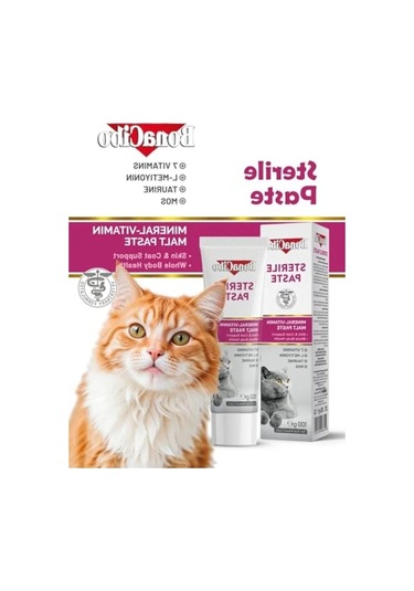 Kısırlaştırılmış Kedi Bakım Seti, 2 Kg Mama Ve 100g Vitamin