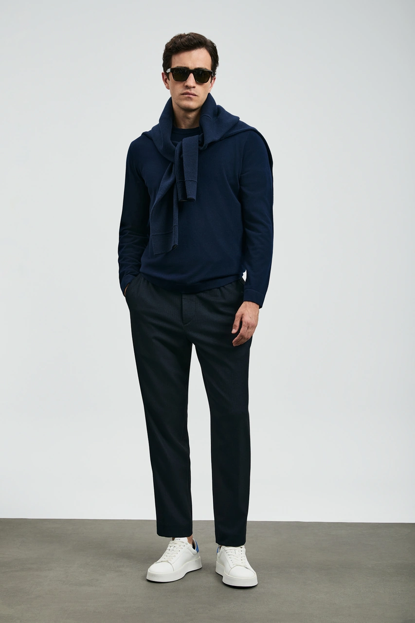 Lufian Dean Erkek Kazak Lacivert Lacivert 112090148100200 Lacivert