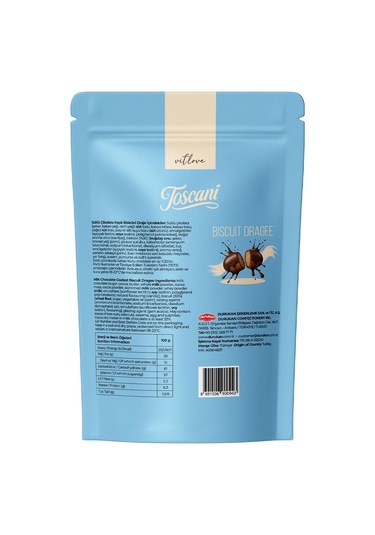 Sütlü Çikolata Kaplı Bisküvi Draje 2 X 60gr