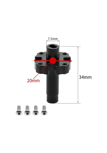 Suofeng Traxxas Trx4/trx6 İçin Çelik Diferansiyel Spool - 1/10 Rc Araç Yükseltme Parçası