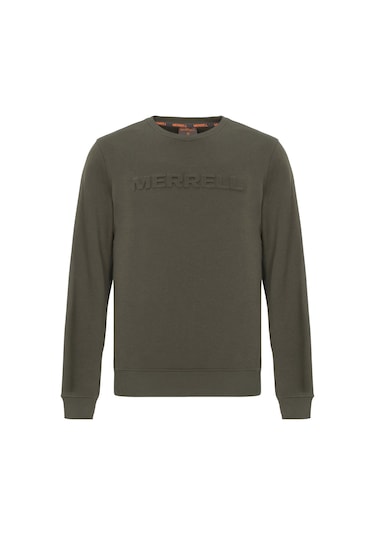 Merrell Merrell Simple Erkek Yeşil Sweatshirt 33 Haki