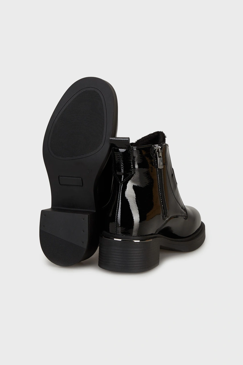 Pierre Cardin Bayan Bot Pc55159 Siyah Kırışık Siyah Kırışık