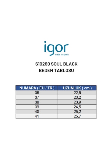 Igor Soul Kadın Siyah Yağmur Botu W10280-002 Siyah