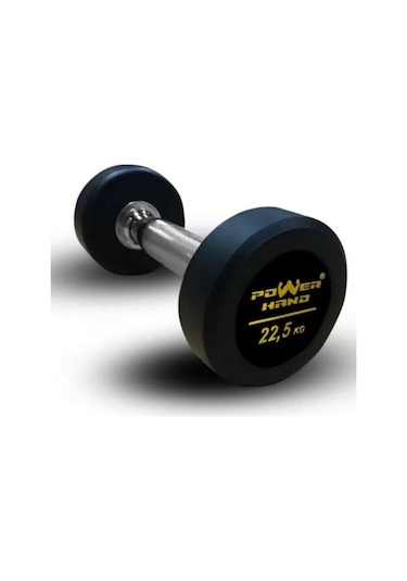 Powerhand 25 KG Kauçuk Kaplı Profesyonel Dambıl