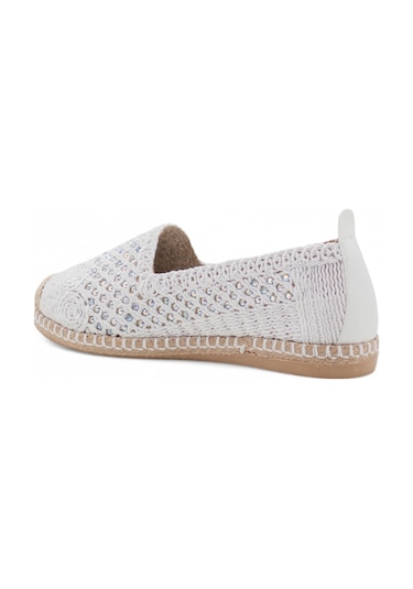 Pandora Moda Y25.82.112 Kadın Hasır Espadril Beyaz