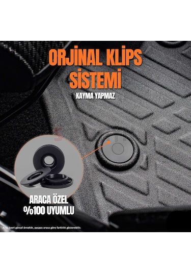 Elentra Araca Özel 3d Paspas 2020 2021 2022 2023 2024 2025