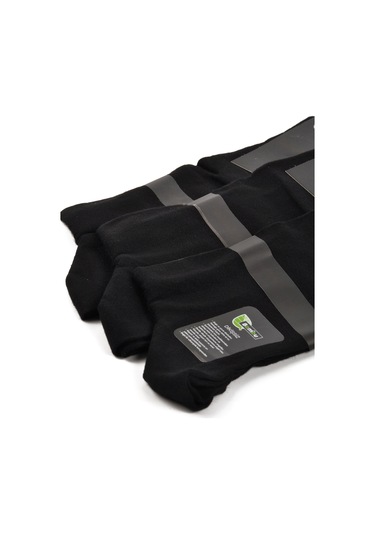 Siyah Unisex Çorap 24k006 3'lü Uzun Çorap Siyah