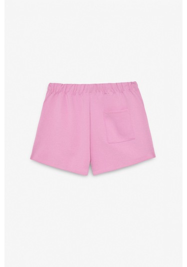 Ethıquet NUA Kadın Esnek Kumaşlı Kordonlu Comfort Fit Pembe Şort