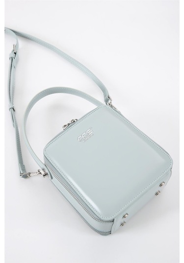 Ççs 17561 Kadın Omuz Askılı El Çantası-mavi Mavi