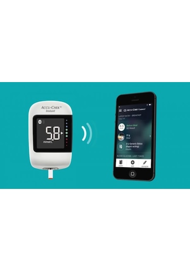 Roche Accu-Chek Instant Şeker Ölçüm Cihazı+ 50 Adet Ölçüm Çubuğu