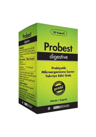 Probest Digestive Probiyotik Kapsül 20