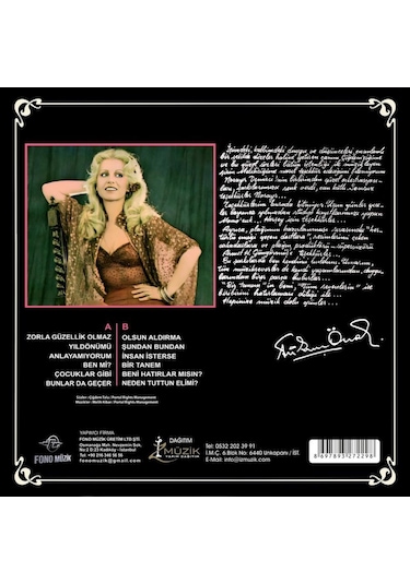 Füsun Önal - Birtanem, Beni Hatırlar Mısın Plak