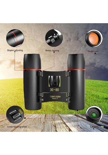 Hd Dürbün 30x60 Gece Görüşlü Taşınabilir Teleskop