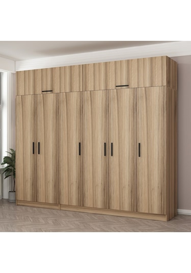 Minar Kale 6 Kapaklı 2 Ç Dolap Ve Yüklük Dore 235cm