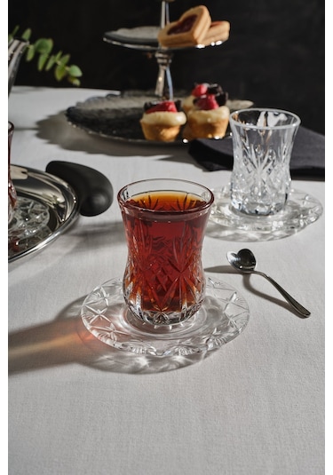 Rcr Melodia 12'li Çay Bardağı Takımı 140 Ml Şeffaf