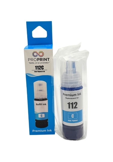 Proprint Epson L6490 Mavi Uyumlu  Mürekkep 112 - 70 Ml