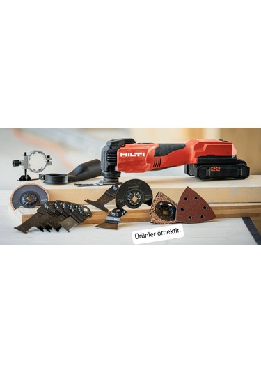 Hilti SMT 6-22 Nuron Akülü Salınımlı Multitool Set